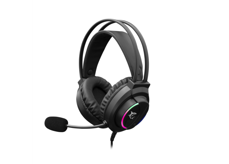 White Shark WOLF GH-2044 USB Gaming Headset voor PS4 en PC met RGB verlichting - Zwart