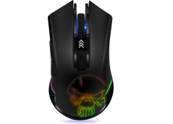 Elite M20 Draadloze Gaming muis met RGB verlichting - Zwart