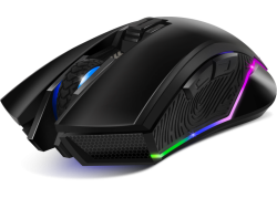 Elite M20 Draadloze Gaming muis met RGB verlichting - Zwart