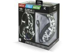 ELITE-H50 PS5 PS4 Xbox Series X/S Xbox one PC en Nintendo Switch RGB Gaming Headset Artic white