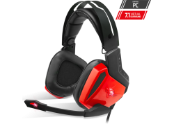 XPERT-H100 7.1 surround sound PC Gaming Headset - Rood