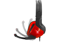 XPERT-H100 7.1 surround sound PC Gaming Headset - Rood