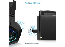 XPERT H900 draadloze Gaming Headset PS5 PS4 PC en Nintendo Switch