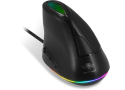 ELITE M60 RGB muis met ergonomisch verticaal design - Zwart