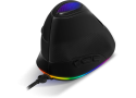 ELITE M60 RGB muis met ergonomisch verticaal design - Zwart