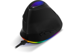 ELITE M60 RGB muis met ergonomisch verticaal design - Zwart