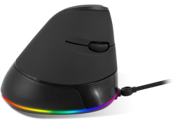 ELITE M60 RGB muis met ergonomisch verticaal design - Zwart