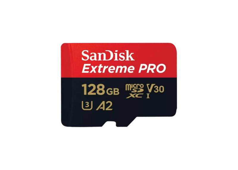 SDXC Card Micro 128GB Sandisk UHS-I U3 Extreme Pro