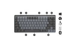 KB Logitech MX Mechanical draadloos