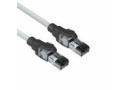 ACT Grijze 1,5 meter S/FTP CAT6A IDC 4PPoE / PoE++ 100W LSZH patchkabel snagless met RJ45 connectoren