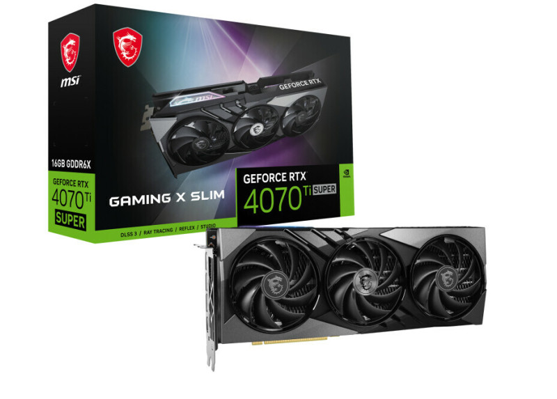 4070Ti MSI RTX Super GAMING X SLIM 16GB/3xDP/HDMI