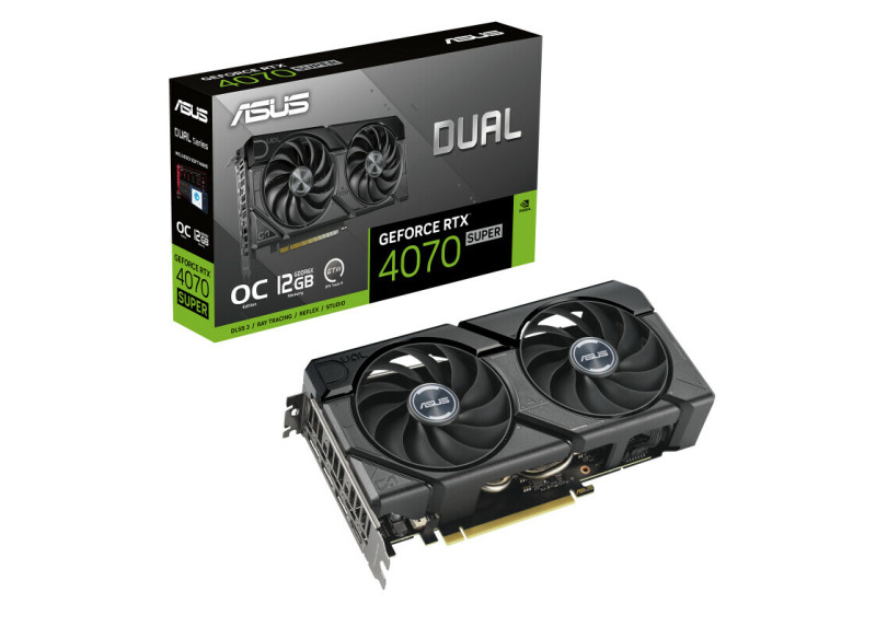 4070 ASUS DUAL RTX Super EVO OC Edition 12GB/3xDP/HDMI