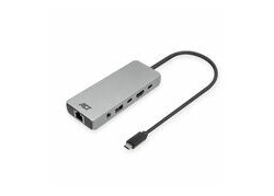 ACT AC7095 laptop dock & poortreplicator Bedraad USB 3.2 Gen 1 (3.1 Gen 1) Type-C Grijs