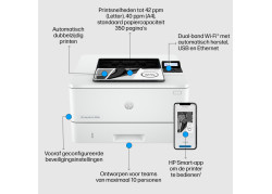 HP LaserJet Pro 4002dw MONO / WLAN / LAN / Wit