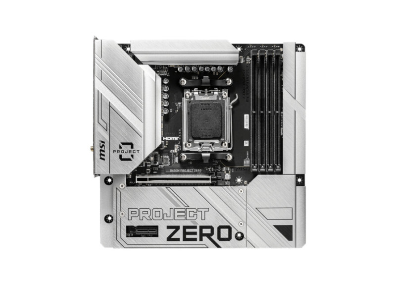 MSI 1700 B650M PROJECT ZERO - back-connect