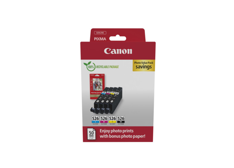 Canon (F) CLI-526 BK/C/M/Y ValuePack 36,0ml (Origineel