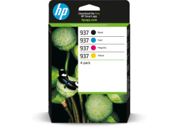 HP No.937 4-Pack C,M,Y,K 3.850 pagina`s (Origineel)