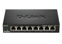 D-Link DGS-108 netwerk-switch Unmanaged Zwart