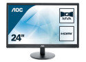 AOC M2470SWH LED display 61 cm (24") 1920 x 1080 Pixels Full HD Zwart