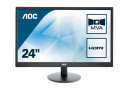 AOC M2470SWH LED display 61 cm (24") 1920 x 1080 Pixels Full HD Zwart