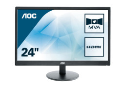 AOC M2470SWH LED display 61 cm (24") 1920 x 1080 Pixels Full HD Zwart