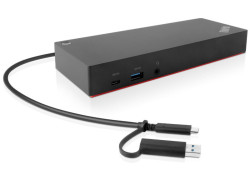 Lenovo 40AF0135EU notebook dock & poortreplicator Bedraad Zwart