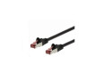 Nedis CCGP85227BK10 netwerkkabel Zwart 1 m Cat6 SF/UTP (S-FTP)