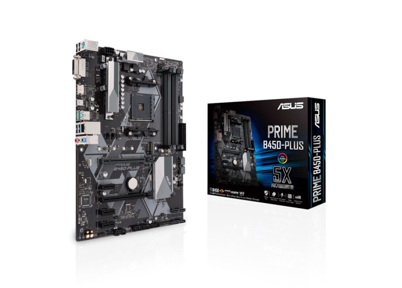 ASUS PRIME B450-PLUS AMD B450 Socket AM4 ATX