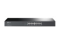 TP-Link TL-SF1016 Unmanaged Fast Ethernet (10/100) 1U Zwart