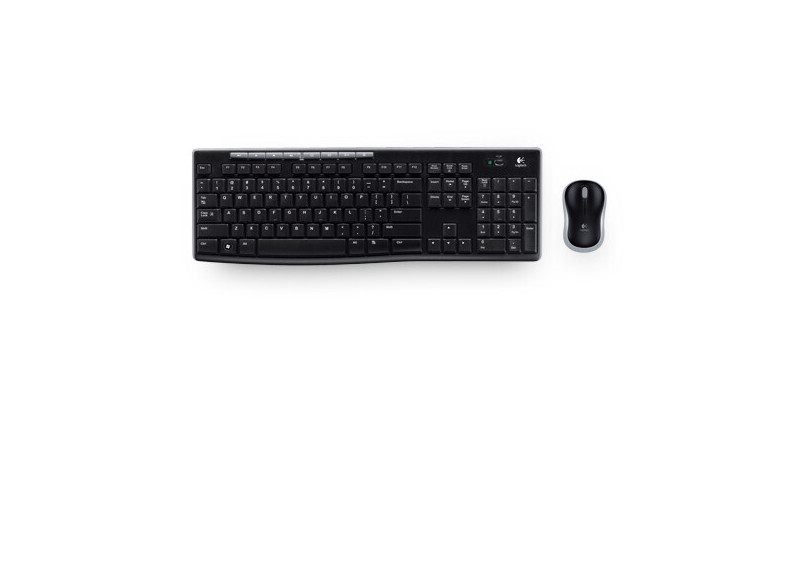 Logitech MK270 toetsenbord RF Draadloos QWERTY Zwart, Zilver