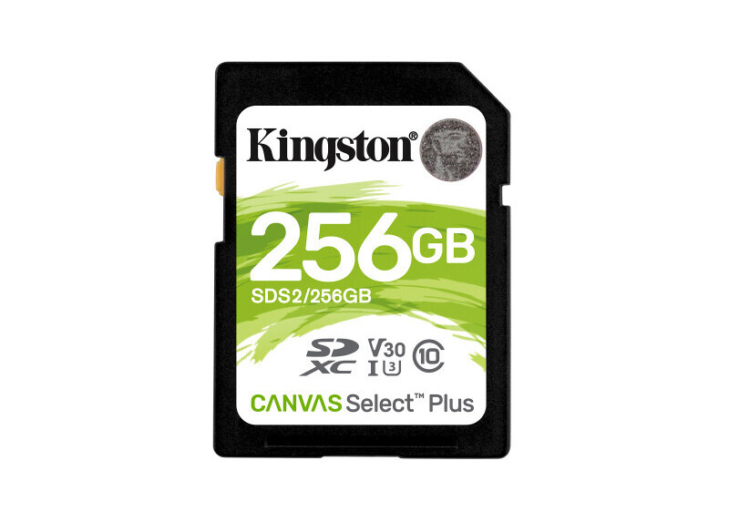 Kingston Technology Canvas Select Plus 256 GB SDXC UHS-I Klasse 10