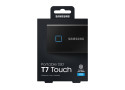 Samsung MU-PC1T0K, T7 Touch, 1000 GB, USB Type-C, 3.2 Gen 2 (3.1 Gen 2), 1050 MB/s, Wachtwoordbeveiliging, Zwart