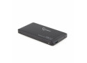 Gembird EE2-U3S-2 behuizing voor opslagstations HDD-behuizing Zwart 2.5"