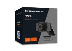 Conceptronic AMDIS webcam 2 MP 1920 x 1080 Pixels USB 2.0 Zwart