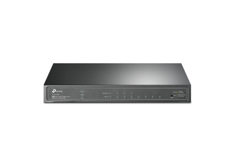 TP-LINK TL-SG2008P netwerk-switch Managed Gigabit Ethernet (10/100/1000) Power over Ethernet (PoE) Zwart