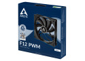 ARCTIC F12 PWM - 120 mm PWM Case Fan Computer behuizing Ventilator 12 cm Zwart 1 stuk(s)