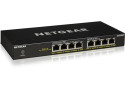 Netgear GS308PP Unmanaged Gigabit Ethernet (10/100/1000) Power over Ethernet (PoE) Zwart