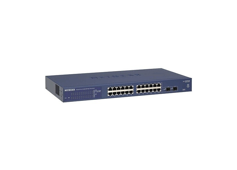 NETGEAR ProSAFE Smart Switch - GS724T - 24 Gigabit Ethernet poorten