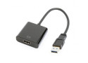 Gembird A-USB3-HDMI-02 USB grafische adapter 1920 x 1080 Pixels Zwart