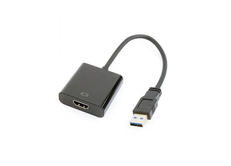 Gembird A-USB3-HDMI-02 USB grafische adapter 1920 x 1080 Pixels Zwart