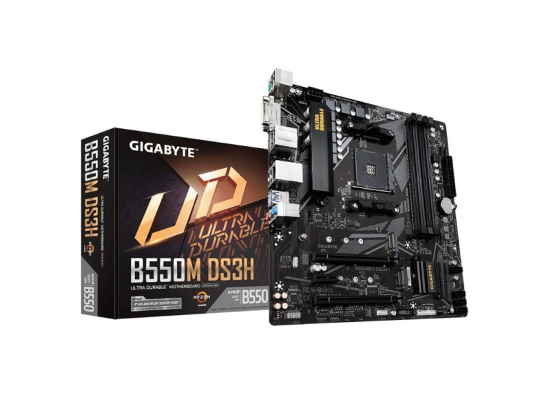 Gigabyte B550M DS3H AMD B550 Socket AM4 micro ATX