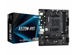 Asrock A520M-HVS AMD A520 Socket AM4 micro ATX