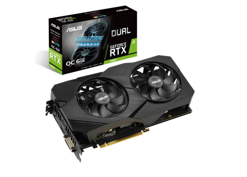 ASUS Dual -RTX2060-6G-EVO NVIDIA GeForce RTX 2060 6 GB GDDR6