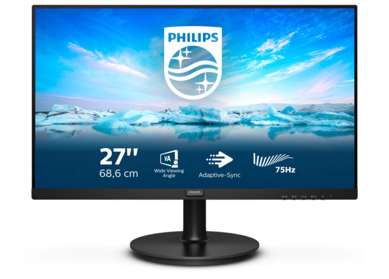 Philips V Line 272V8LA/00 computer monitor 68,6 cm (27") 1920 x 1080 Pixels Full HD LED Zwart