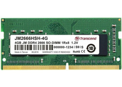 Transcend JM2666HSH-4G geheugenmodule 4 GB 1 x 4 GB DDR4 2666 MHz