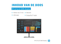 MON HP Z27q G3 27inch Quad-HD 60hz IPS HDMI DP H-VEST