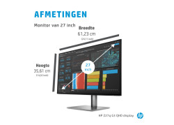 MON HP Z27q G3 27inch Quad-HD 60hz IPS HDMI DP H-VEST