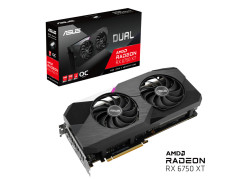 ASUS Dual -RX6750XT-O12G AMD Radeon RX 6750 XT 12 GB GDDR6