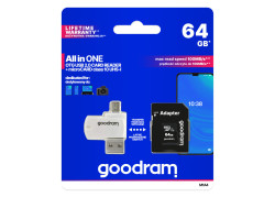 Goodram M1A4 All in One 64 GB MicroSDXC UHS-I Klasse 10