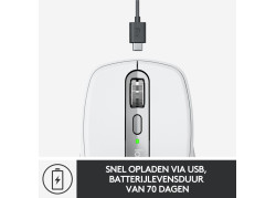 Logitech MX Master 3 Anywhere Wireless Mouse White